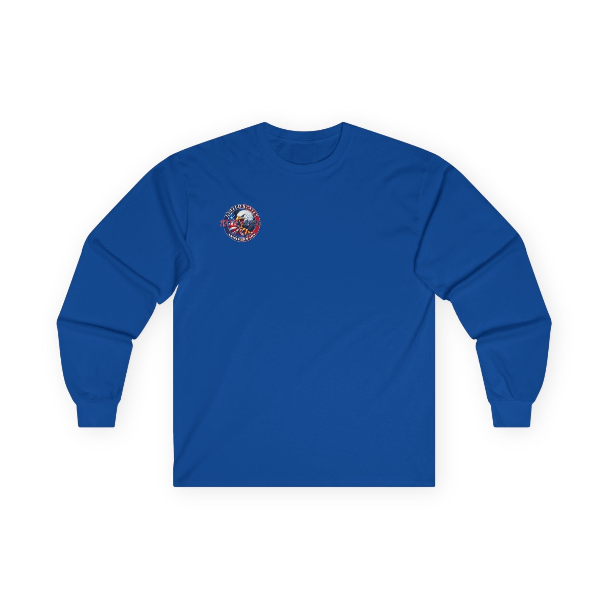America 250th Anniversary Patriotic Long Sleeve T-Shirt – 1776–2026 Edition