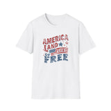 America Land of the Free Patriotic T-Shirt