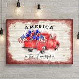 America The Beautiful Sign II - PatriotDepot.com