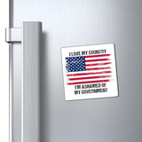 I Love My Country Magnet