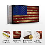 I Pledge Allegiance To The Flag Of USA Sign - PatriotDepot.com