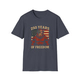 Patriotic Squatchin’ for Freedom – 250 Years Strong T-Shirt