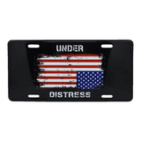 Under Distress Embossed Vanity Plate