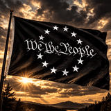 We the People 1776 Blackout Flag