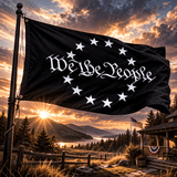 We the People 1776 Blackout Flag