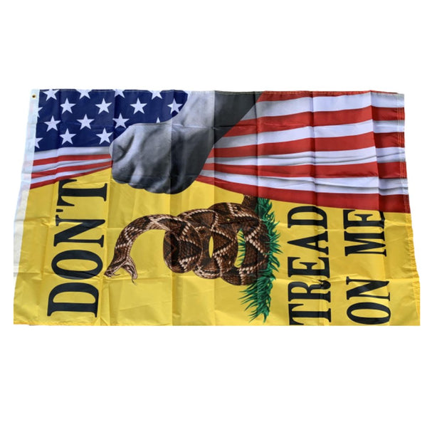 American Flag Don't Tread on Me Flag Reveal 3'x5' Flag