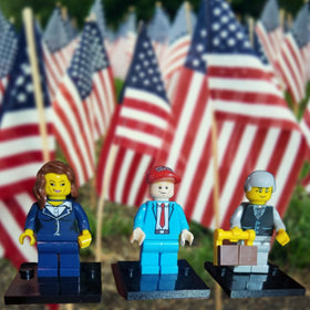 Donald Trump, Melania, and Mike Pence 3-Pack Mini Figures