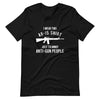 I Wear this AR-15 Shirt Just to Annoy Anti-Gun People (Fitted T-Shirt)