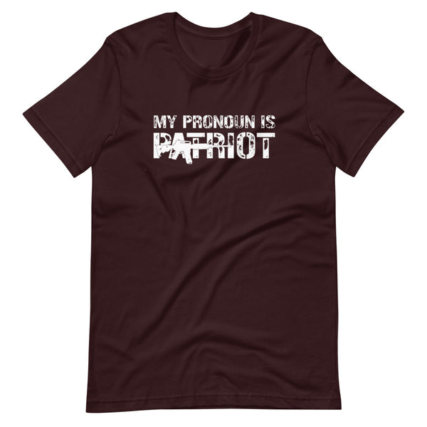 My Pronoun is Patriot (Fitted T-Shirt)